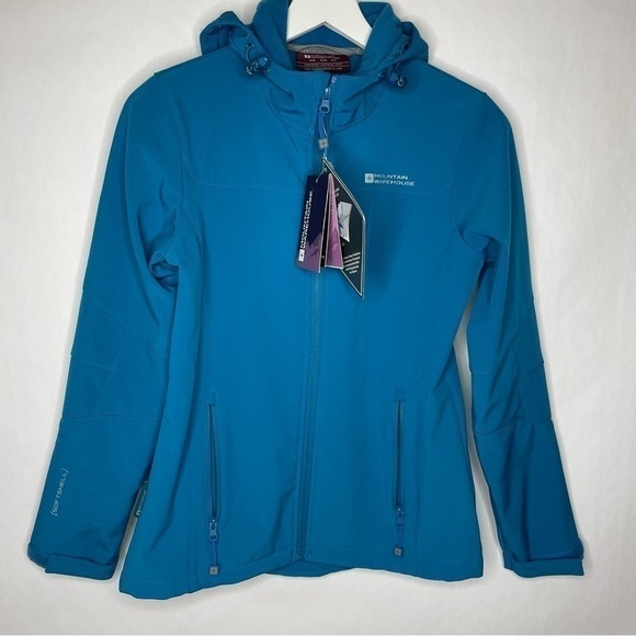 Mountain Warehouse Dark Teal Soft Shell Jacket - Picture 1 of 9